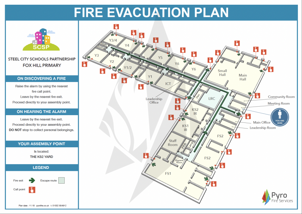 Fire Evacuation Plan Design Service for all types of buildings